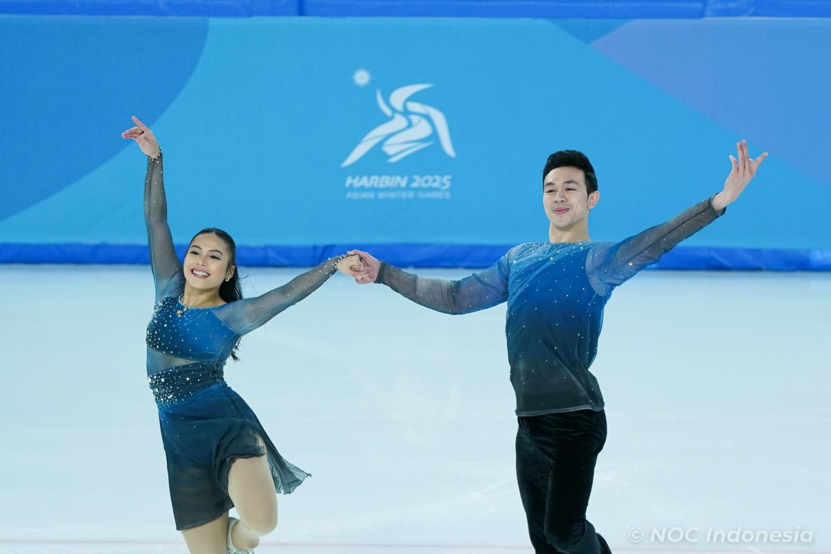 Sejarah Baru Tercipta, Tasya Putri/Dwiki Eka Jadi Pasangan Ice Dance Pertama asal Asia Tenggara yang Main di Asian Winter Games